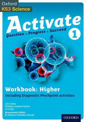 Activate 1 Higher Workbook de Jon Clarke