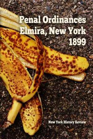 Penal Ordinances of Elmira, New York 1899 de New York History Review