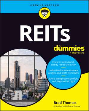 REITs For Dummies de B Thomas