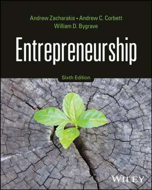 Entrepreneurship de Andrew Zacharakis