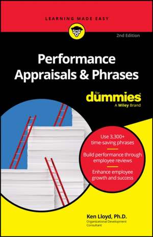 Performance Appraisals & Phrases For Dummies, 2nd Edition de Lloyd