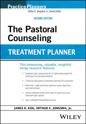 The Pastoral Counseling Treatment Planner, 2nd Edi tion de Kok