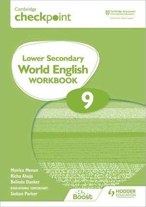 Cambridge Checkpoint Lower Secondary World English Workbook 9 de Monica Menon