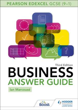 Pearson Edexcel GCSE (9-1) Business Answer Guid de Ian Marcouse