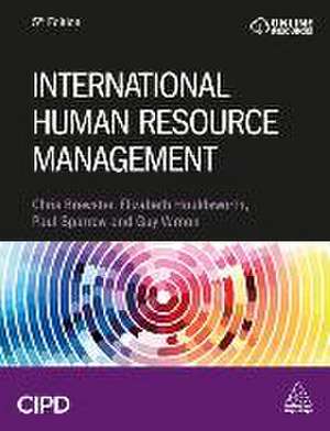 International Human Resource Management de Christopher Brewster