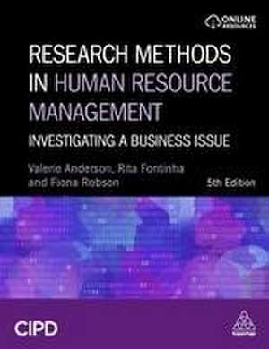 Research Methods in Human Resource Management de Valerie Anderson