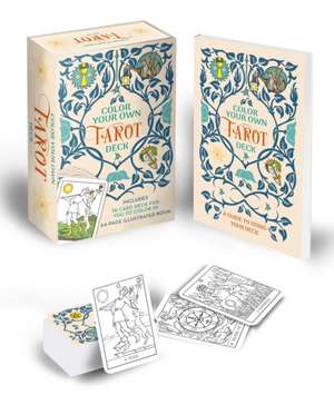 Color Your Own Tarot Book & Card Deck de Tania Ahsan