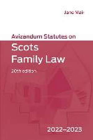 Avizandum Statutes on Scots Family Law