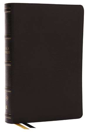 KJV Holy Bible with 73,000 Center-Column Cross References, Black Genuine Leather, Red Letter, Comfort Print: King James Version de Thomas Nelson