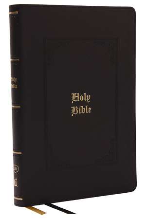 KJV Holy Bible: Giant Print Thinline, Black Leathersoft, Red Letter, Comfort Print (Thumb Indexed): King James Version (Vintage) de Thomas Nelson