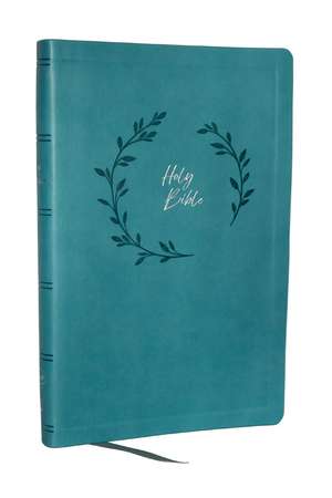 KJV Holy Bible, Value Ultra Thinline, Teal Leathersoft, Red Letter, Comfort Print de Thomas Nelson