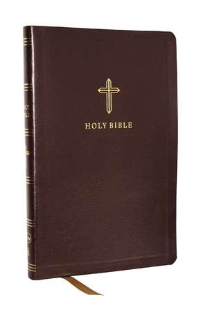 KJV Holy Bible, Ultra Thinline, Burgundy Bonded Leather, Red Letter, Comfort Print de Thomas Nelson