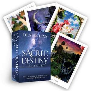 Sacred Destiny Oracle: A 52-Card Deck to Discover the Landscape of Your Soul de Denise Linn