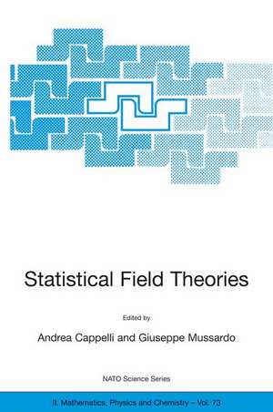 Statistical Field Theories de Andrea Cappelli