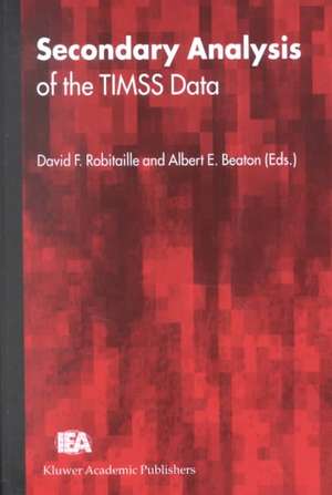 Secondary Analysis of the TIMSS Data de David F. Robitaille