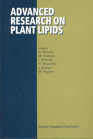 Advanced Research on Plant Lipids de N. Murata