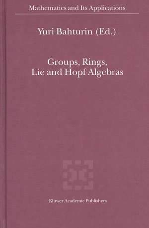 Groups, Rings, Lie and Hopf Algebras de Y. Bahturin