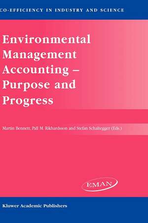 Environmental Management Accounting — Purpose and Progress de M. D. Bennett