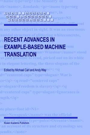 Recent Advances in Example-Based Machine Translation de M. Carl