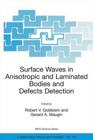 Surface Waves in Anisotropic and Laminated Bodies and Defects Detection de Robert V. Goldstein