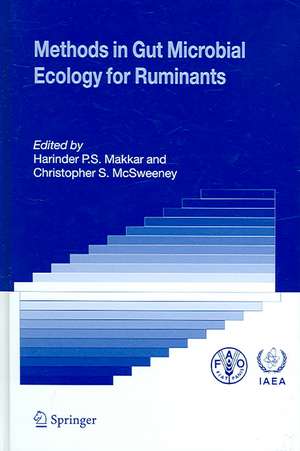 Methods in Gut Microbial Ecology for Ruminants de Harinder P.S. Makkar