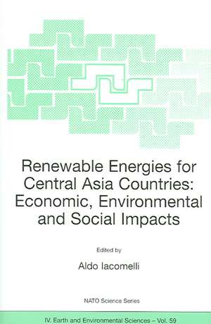 Renewable Energies for Central Asia Countries: Economic, Environmental and Social Impacts de Aldo Iacomelli