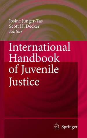 International Handbook of Juvenile Justice de Josine Junger-Tas