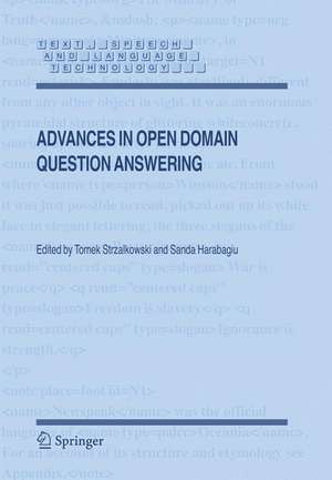 Advances in Open Domain Question Answering de Tomek Strzalkowski