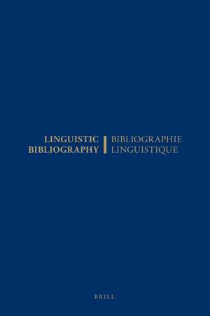 Linguistic Bibliography for the Year 2004 / Bibliographie Linguistique de l’année 2004: and Supplement for Previous Years / et complement des années précédentes de Hella Olbertz