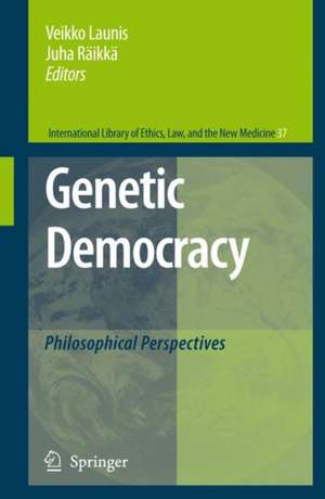 Genetic Democracy: Philosophical Perspectives de Veikko Launis