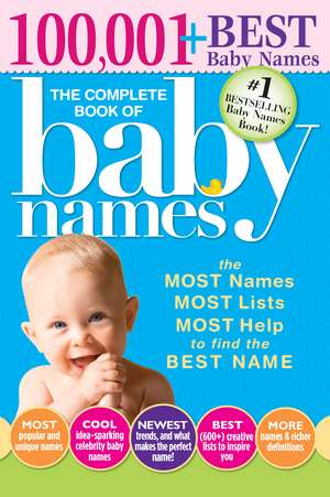 Cartea The Complete Book of Baby Names de Bolton