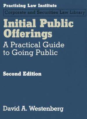 Initial Public Offerings de David Westenberg