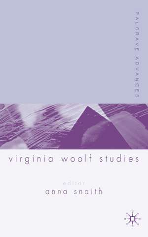 Palgrave Advances in Virginia Woolf Studies de A. Snaith