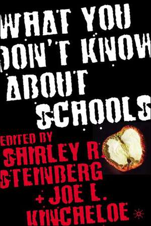 What You Don't Know About Schools de J. Kincheloe