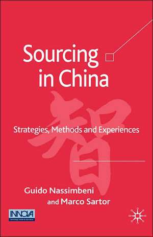 Sourcing in China: Strategies, Methods and Experiences de G. Nassimbeni