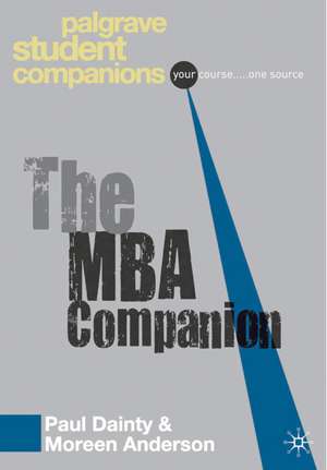 The MBA Companion de Paul Dainty