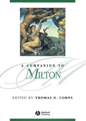 A Companion to Milton de TN Corns