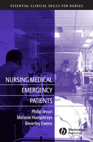 Nursing Medical Emergency Patients de P Jevon