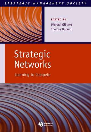 Strategic Networks de Michael Gibbert