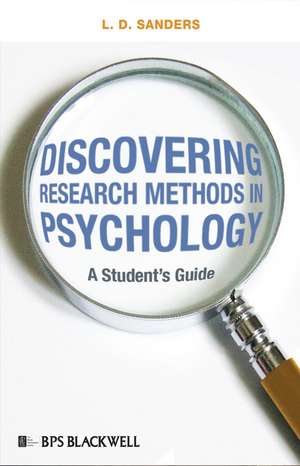 Discovering Research Methods de Sanders