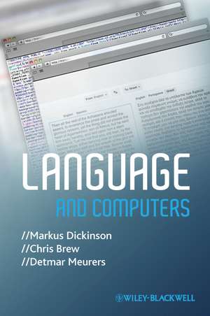 Language and Computers de M Dickinson