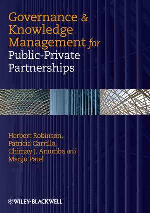 Governance & Knowledge Management for Public–Private Partnerships de H Robinson