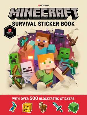 Minecraft Survival Sticker Book de Mojang AB