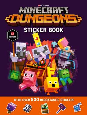 Minecraft Dungeons Sticker Book de Mojang AB