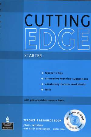 Cutting Edge Starter Teachers Book New Edition and Test Master CD-ROM Pack de Sarah Cunningham