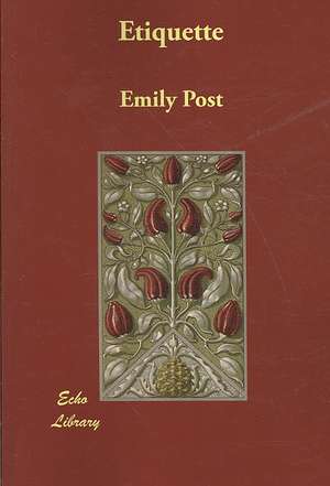 Etiquette de Emily Post