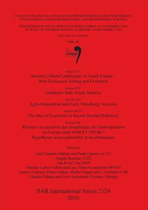 Ancient Cultural Landscapes in South Europe - their Ecological Setting and Evolution / Gardeners from South America / Agro-Pastoralism and Early Metallurgy Sessions / The Idea of Enclosure in Recent Iberian Prehistory / Rhytmes et causalites des dynamique de José Eduardo Mateus