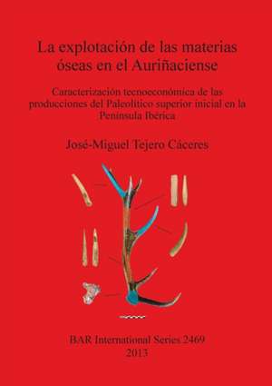 La explotación de las materias óseas en el Auriñaciense de José-Miguel Tejero Cáceres