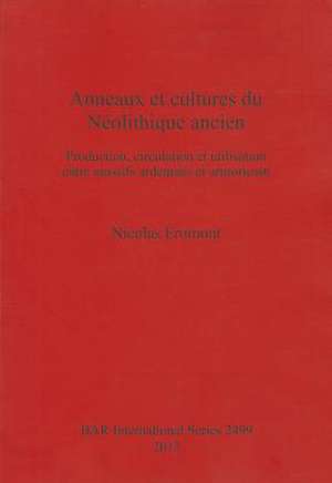 Anneaux Et Cultures Du Neolithique Ancien: Production, Circulation Et Utilisation Entre Massifs Ardennais Et Armoricain de Nicolas Fromont