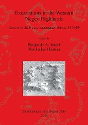 Excavations in the Western Negev Highlands de Mordechai Haiman